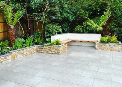 hard landscaping, paving, outdoor seating