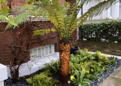 Garde design, pathway, hard landscaping, garden lighting